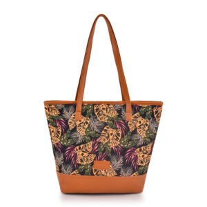 Ember Tote Tropical Leaf (Dark) Printed Tote Bags