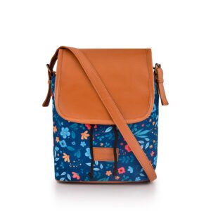 Ember Tote Blue Printed Sling Bag