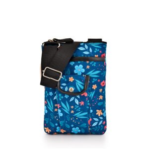 Ember Tote Blue Printed Sling Bag (Small)